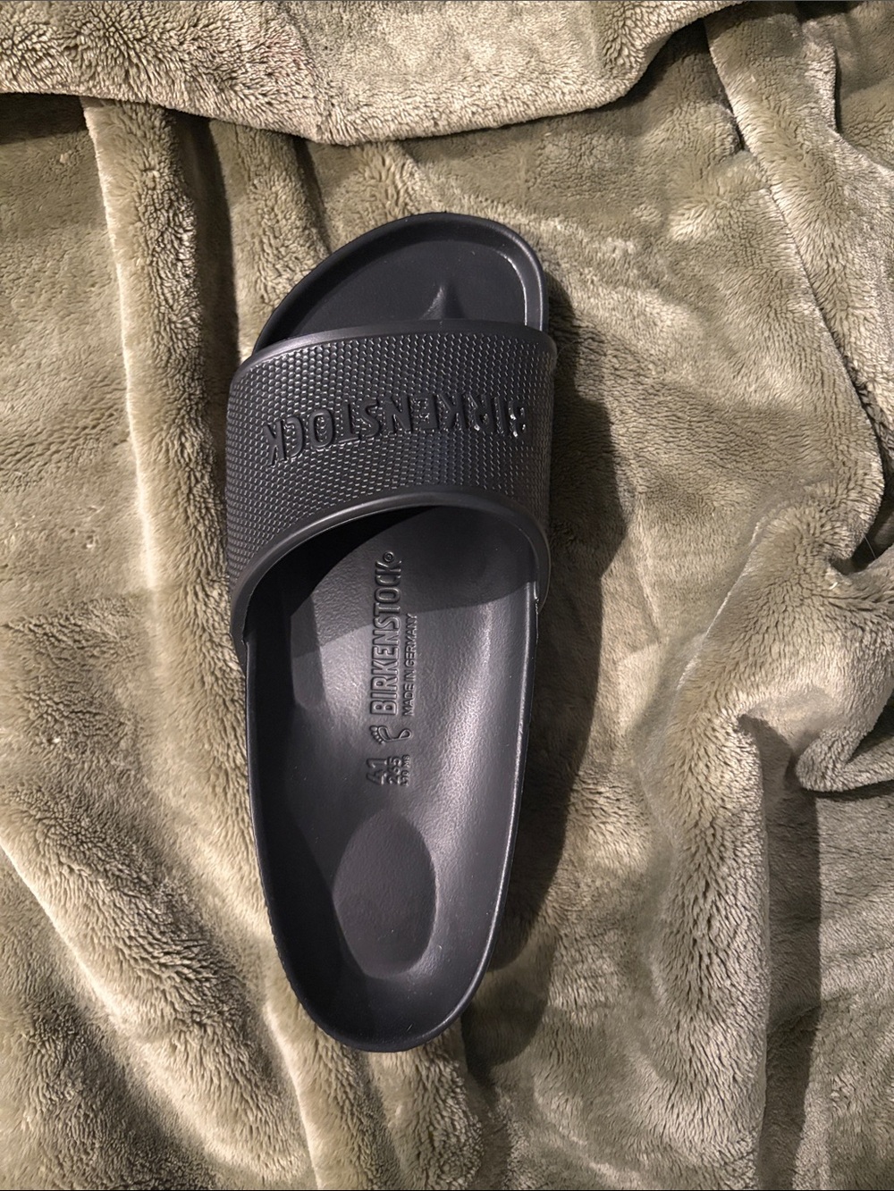Birkenstock Black Matte Slide Sandal